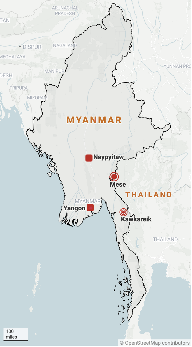 Myanmar regime bombards villages in southeast and is intercepted by ...